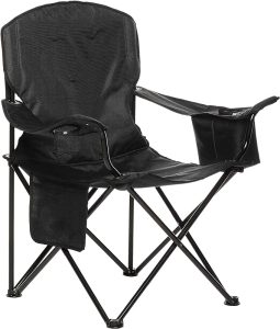 black chair for camping