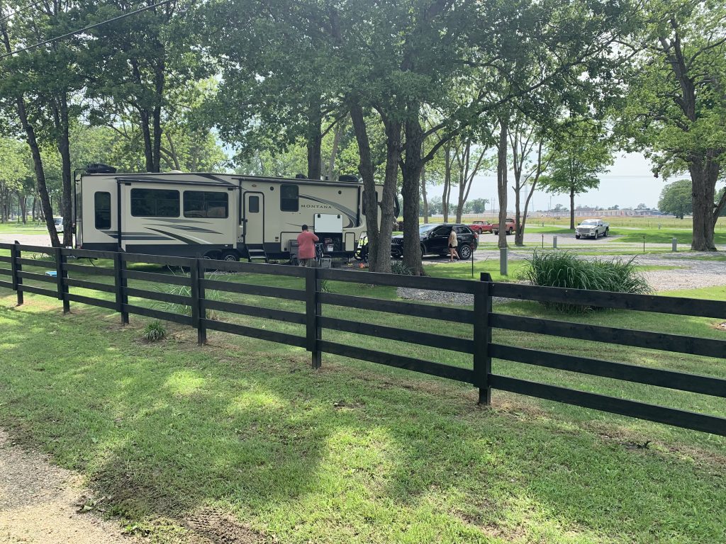 rv at park on whiskey road